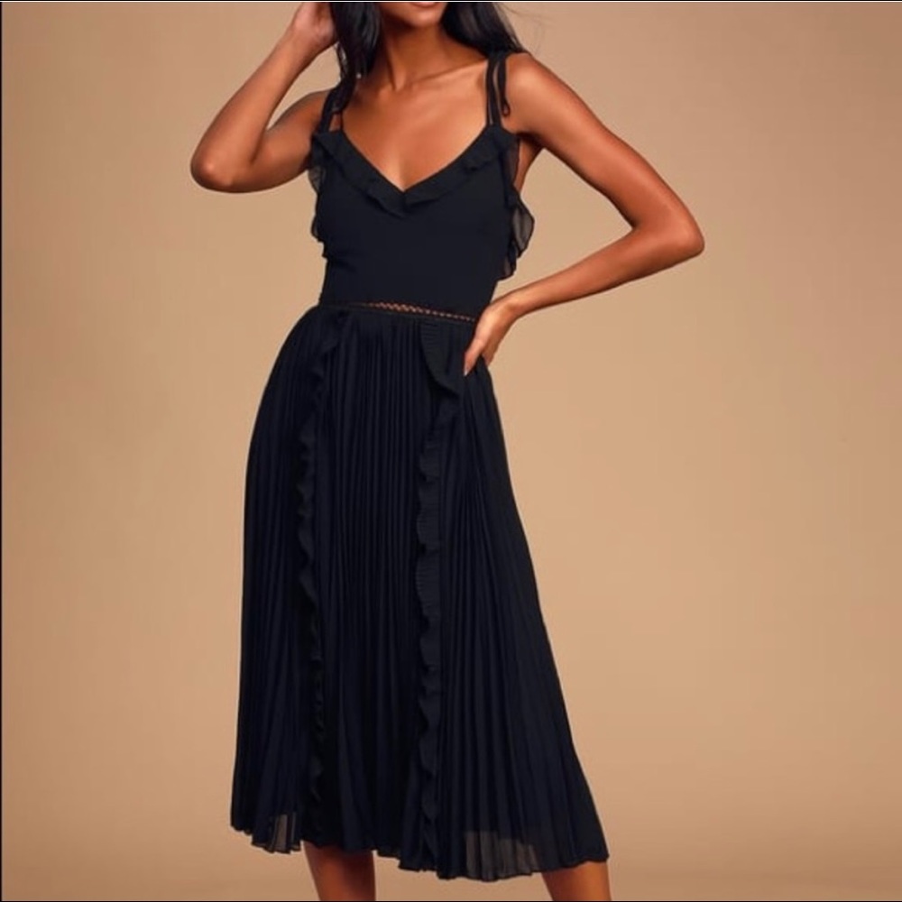 LuLu’s Never a Dull Moment Midi Dress!